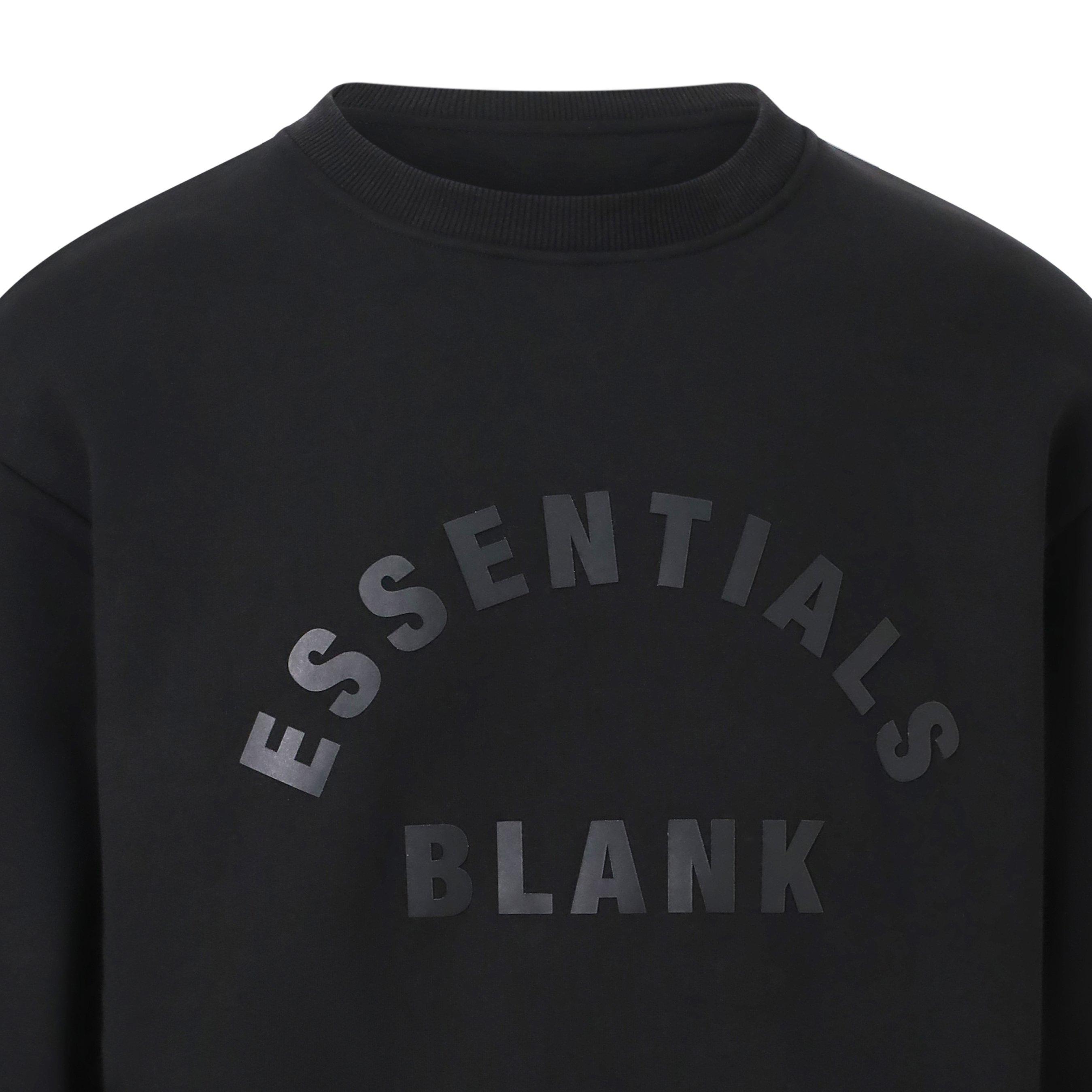 Black - Blank Essentials - Essentials Arch Sweatshirt - 7