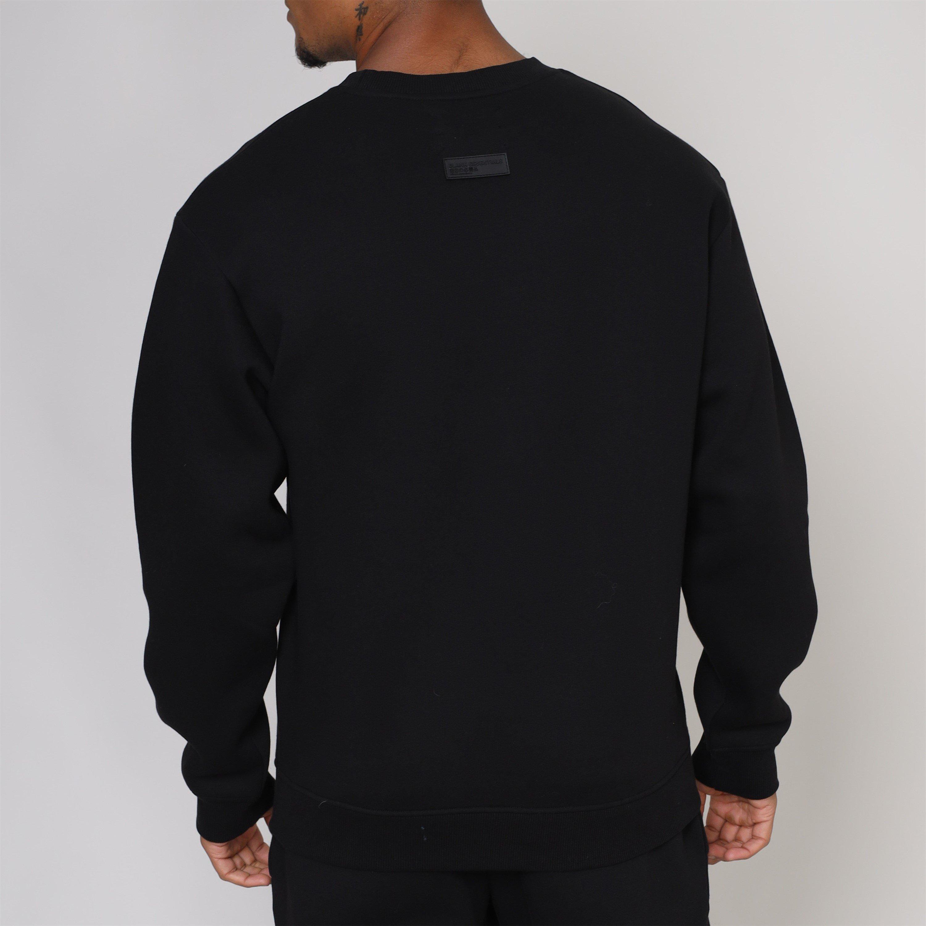 Black - Blank Essentials - Essentials Arch Sweatshirt - 3