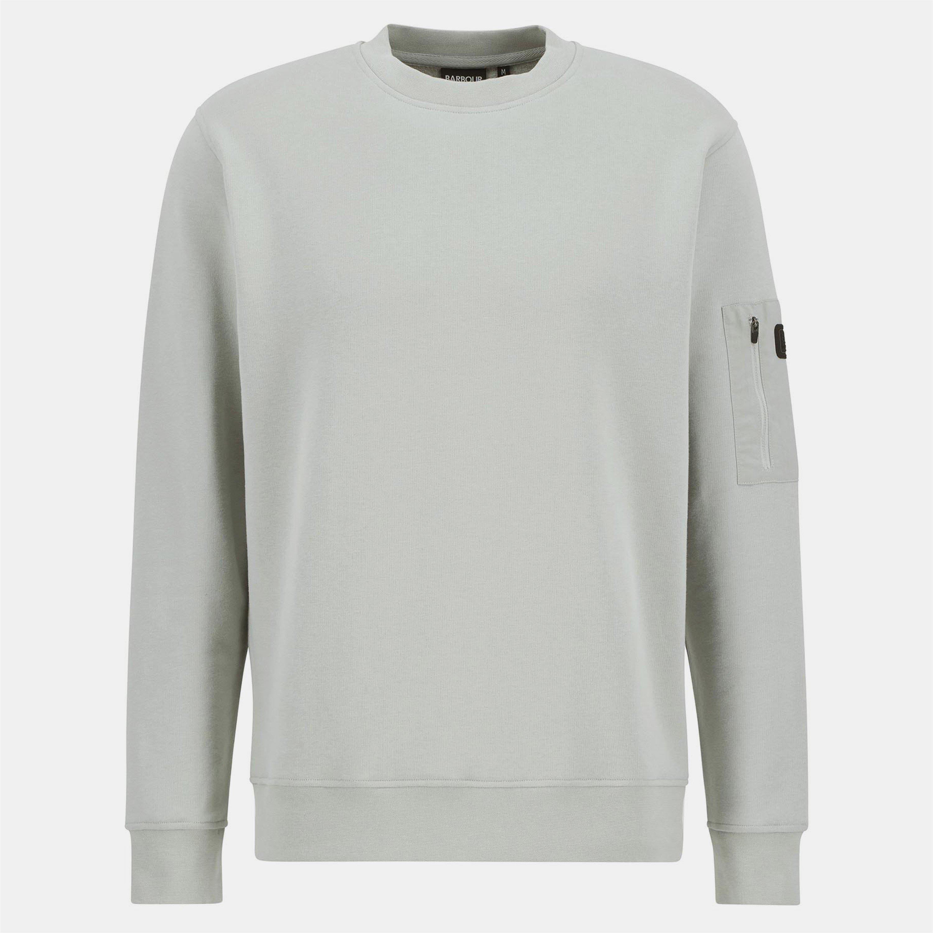 Barbour International Men's Grip Sweatshirt - Min Grey Gy33 - 2XL