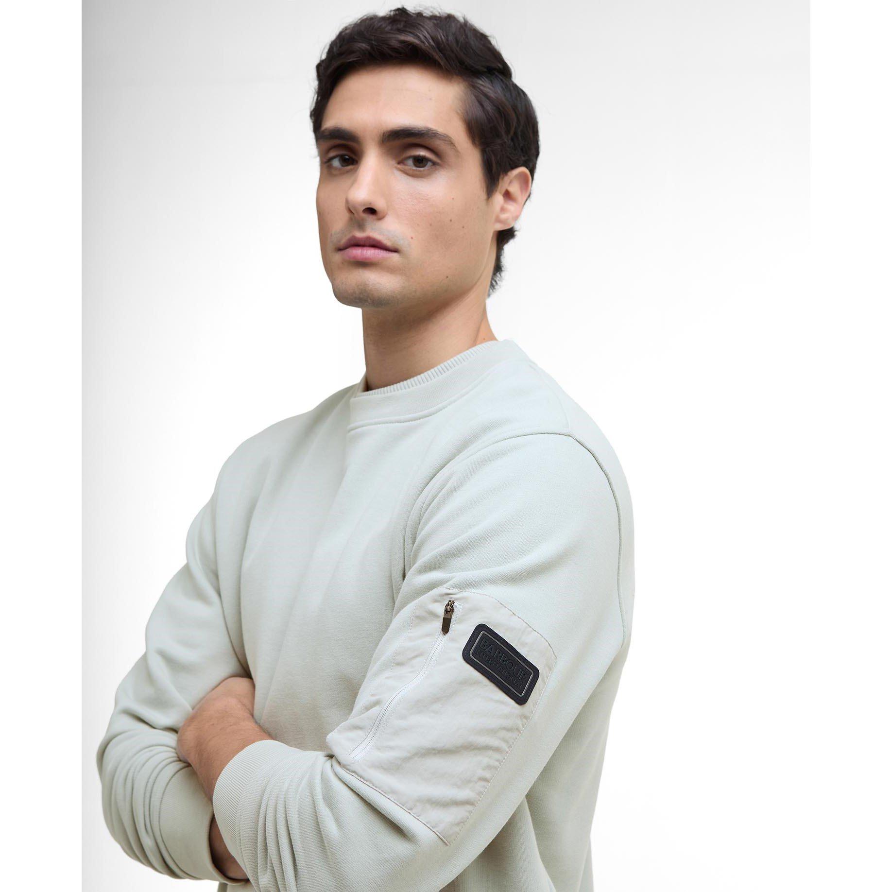 Min Grey GY33 - Barbour International - Grip Sweatshirt - 4