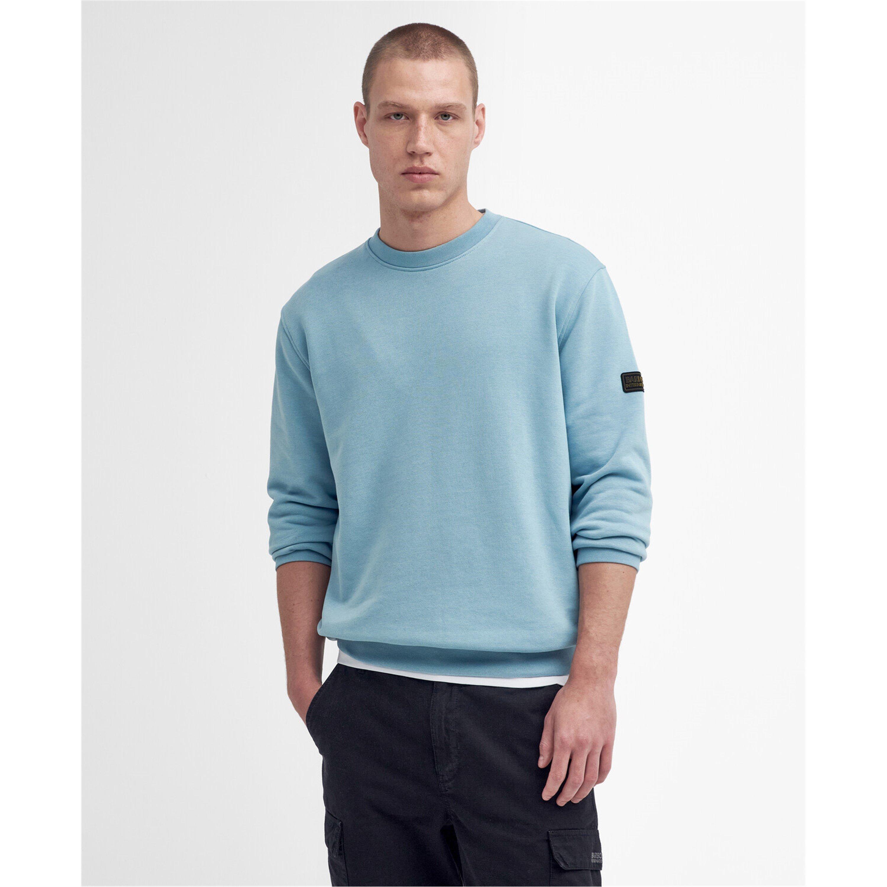 Blue BU68 - Barbour International - Outline Badge Sweatshirt - 1