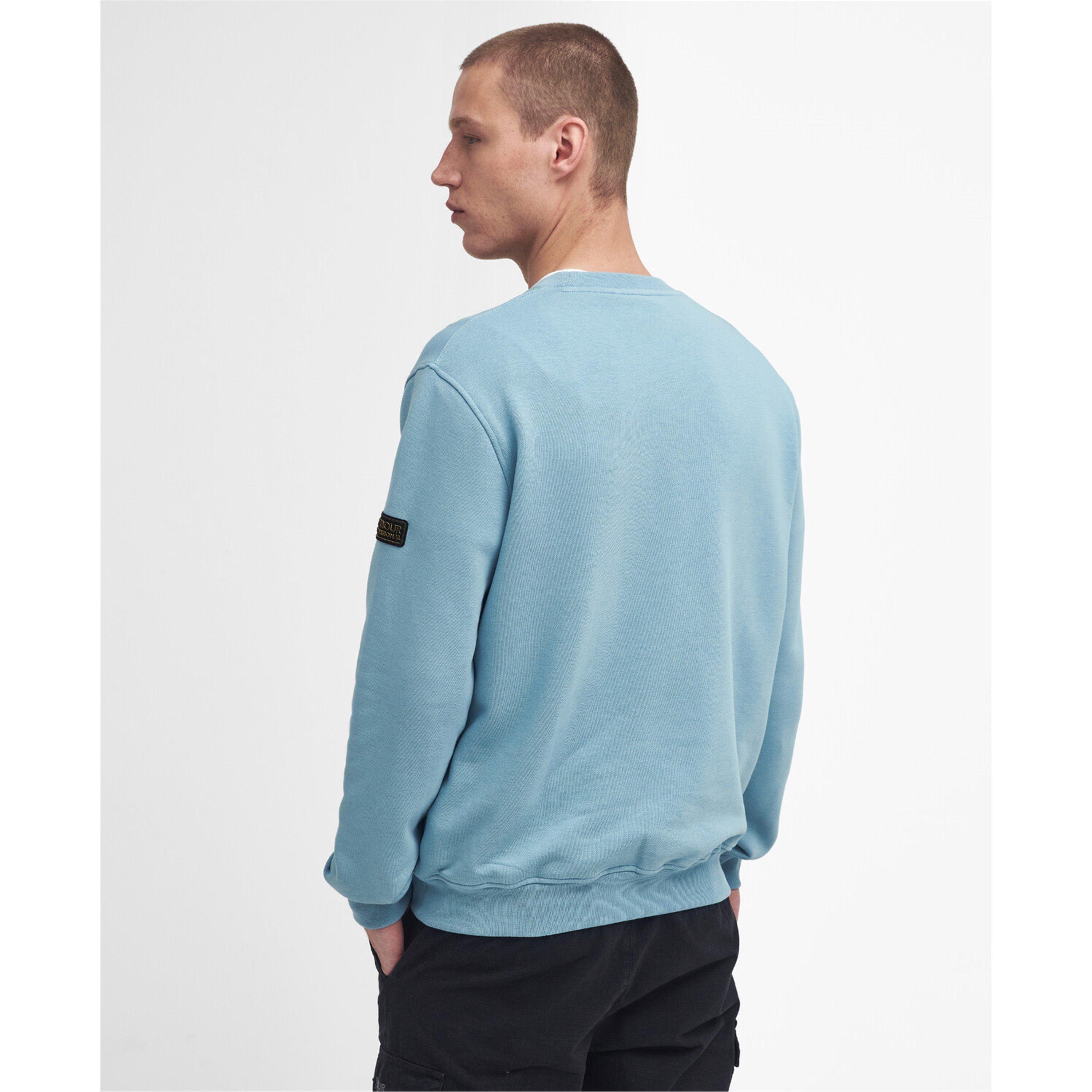 Blue BU68 - Barbour International - Outline Badge Sweatshirt - 2