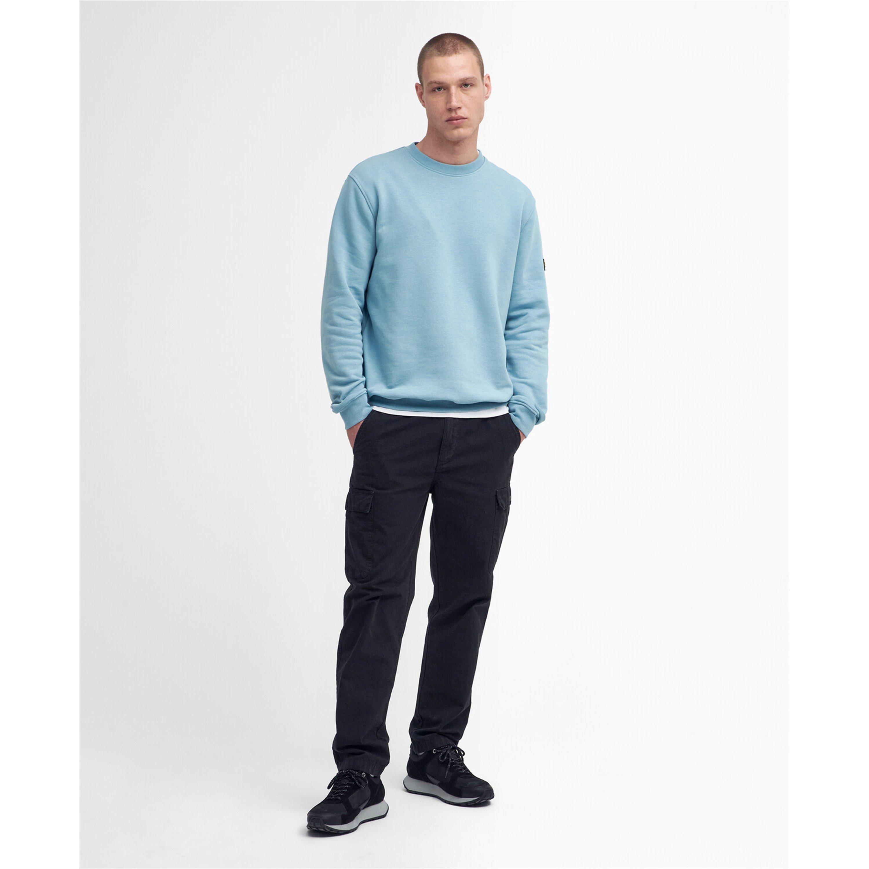 Blue BU68 - Barbour International - Outline Badge Sweatshirt - 3