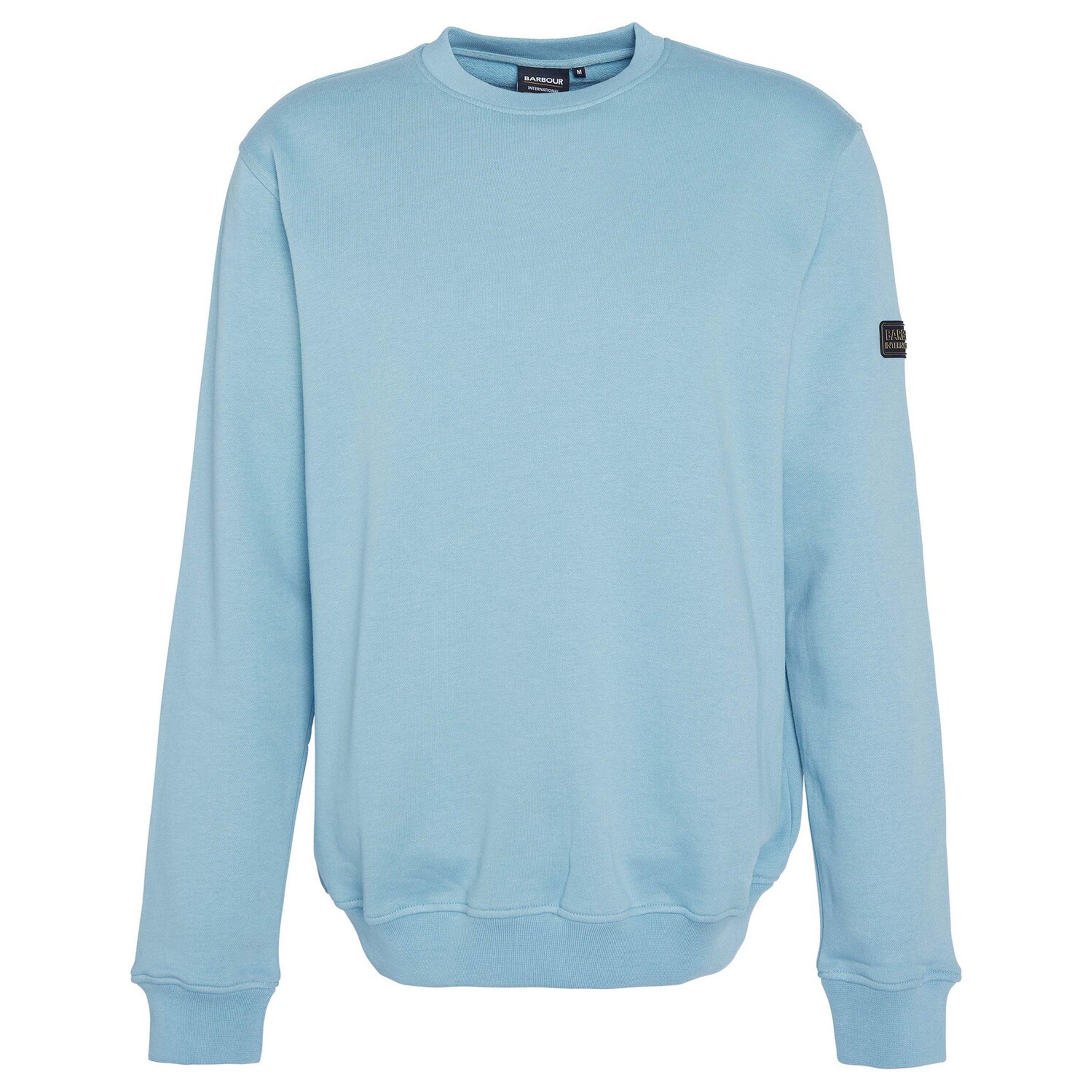 Blue BU68 - Barbour International - Outline Badge Sweatshirt - 6