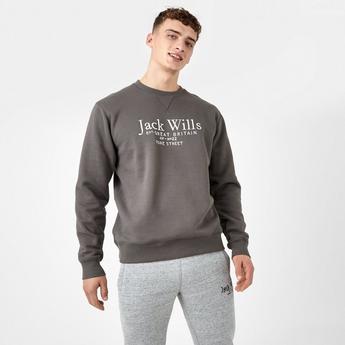 Jack Wills Belvue Graphic Logo Crew Neck Sweatshirt
