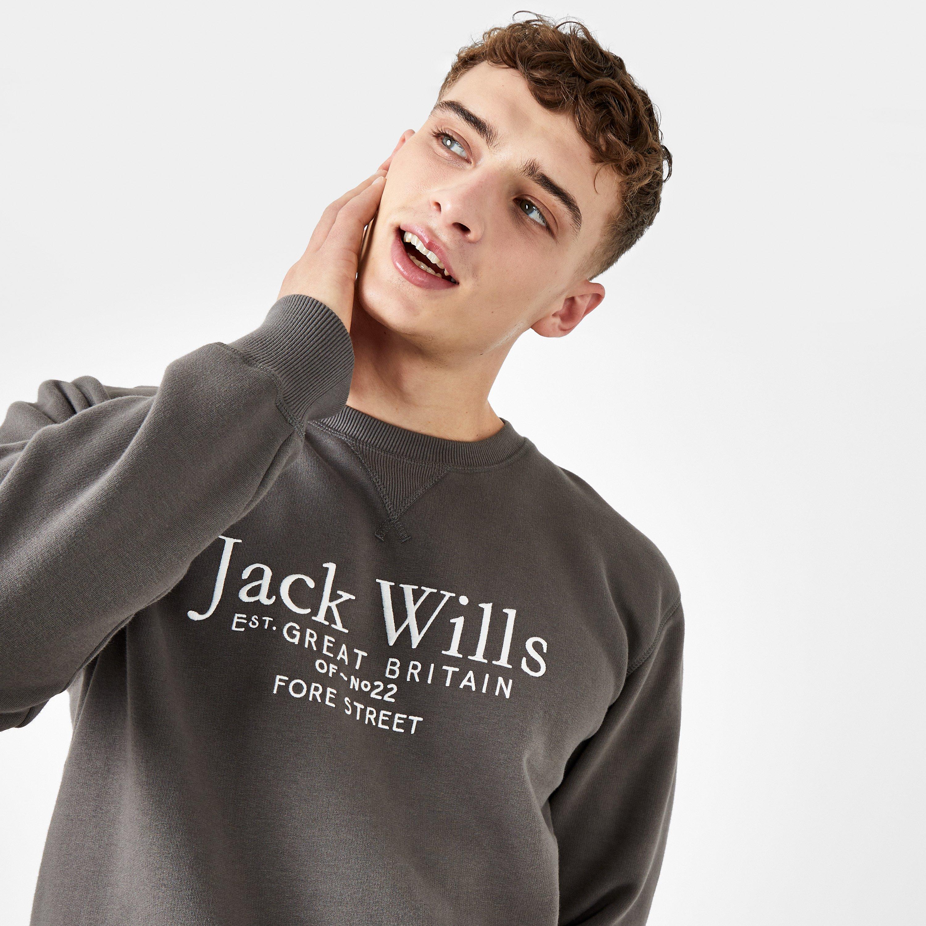 Škrinja - Jack Wills - Belvue Logo Sweatshirt Mens - 3