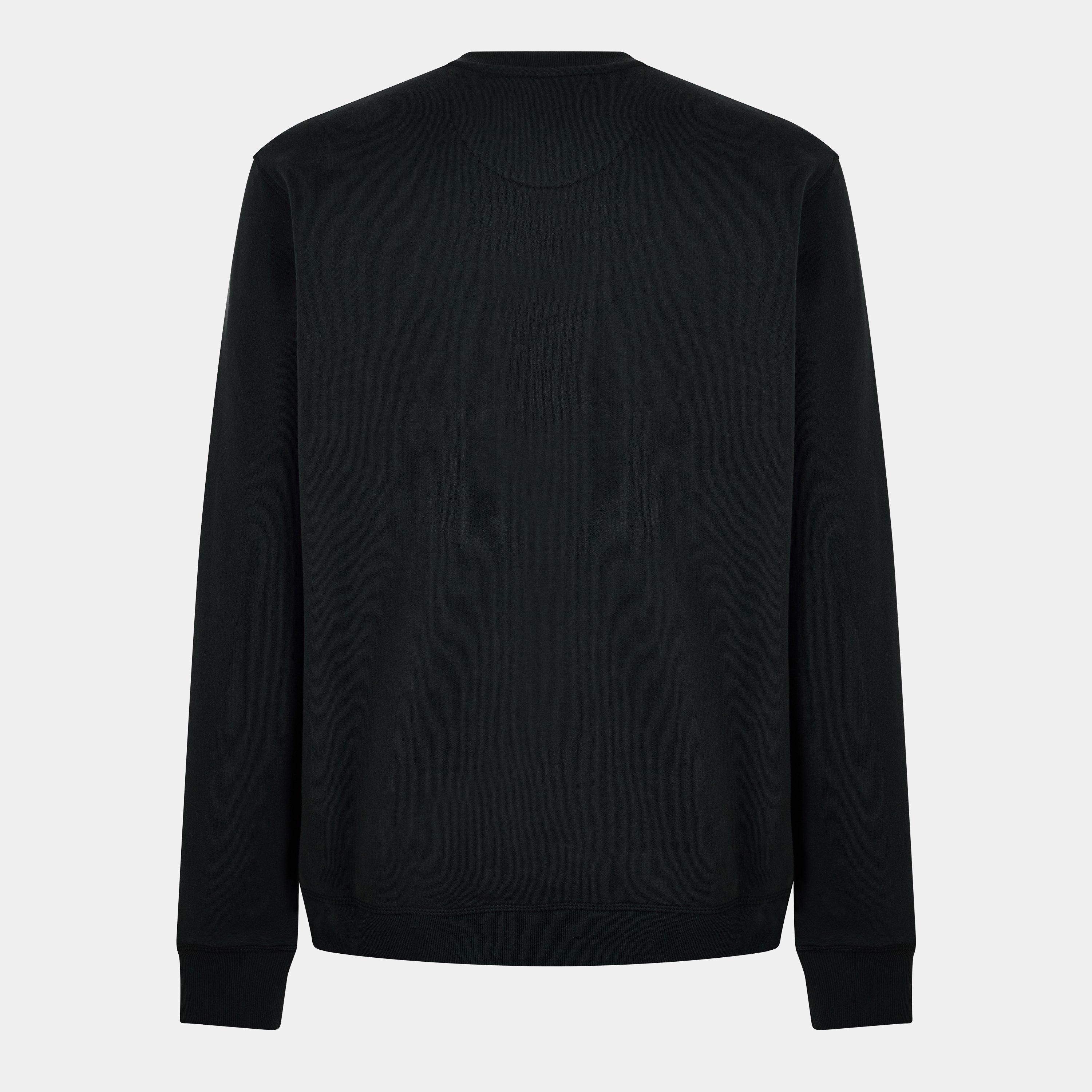 Crna - Jack Wills - Belvue Logo Sweatshirt Mens - 2