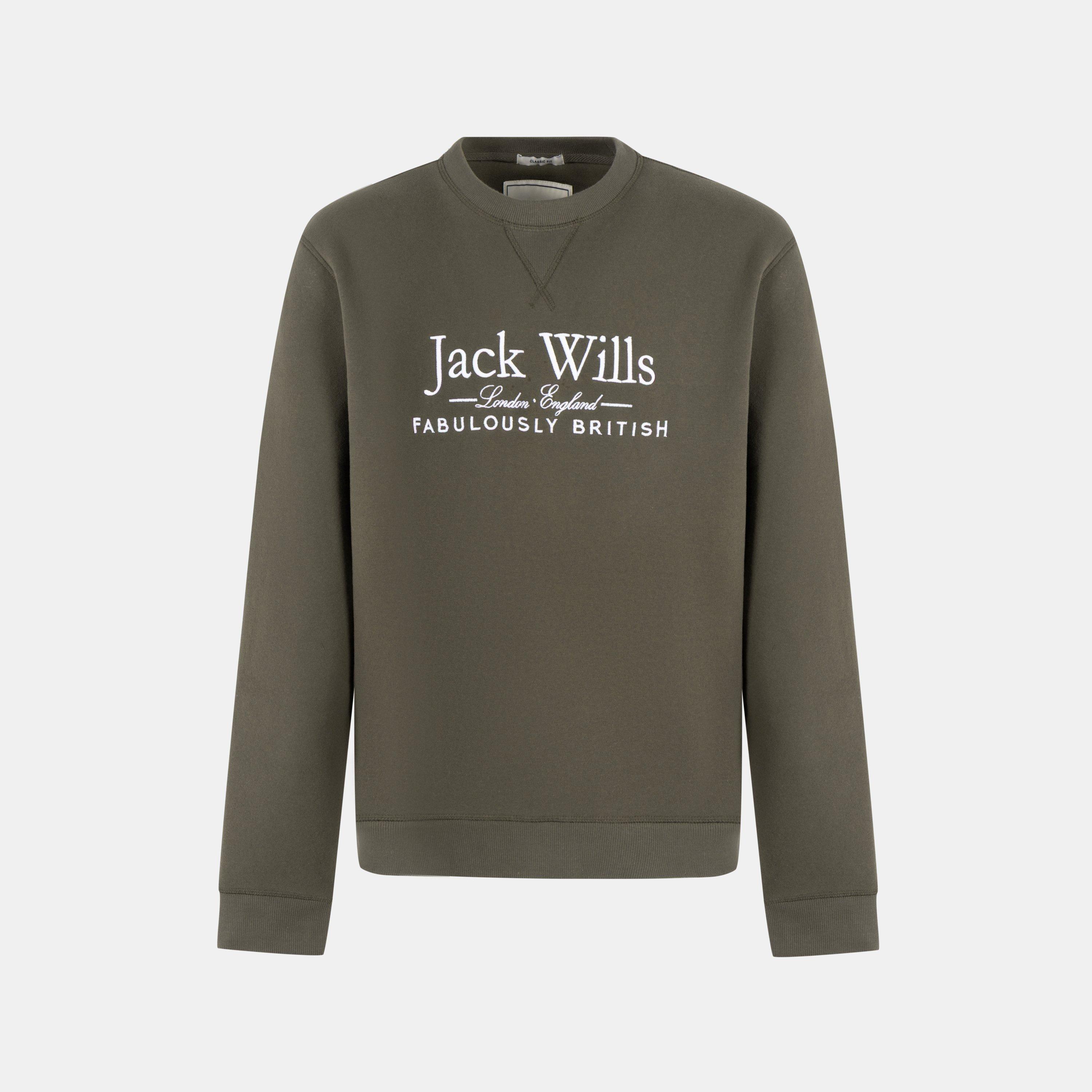 Jack Wills Belvue Logo Sweatshirt Mens
