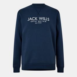 Jack Wills Belvue Logo Sweatshirt Mens