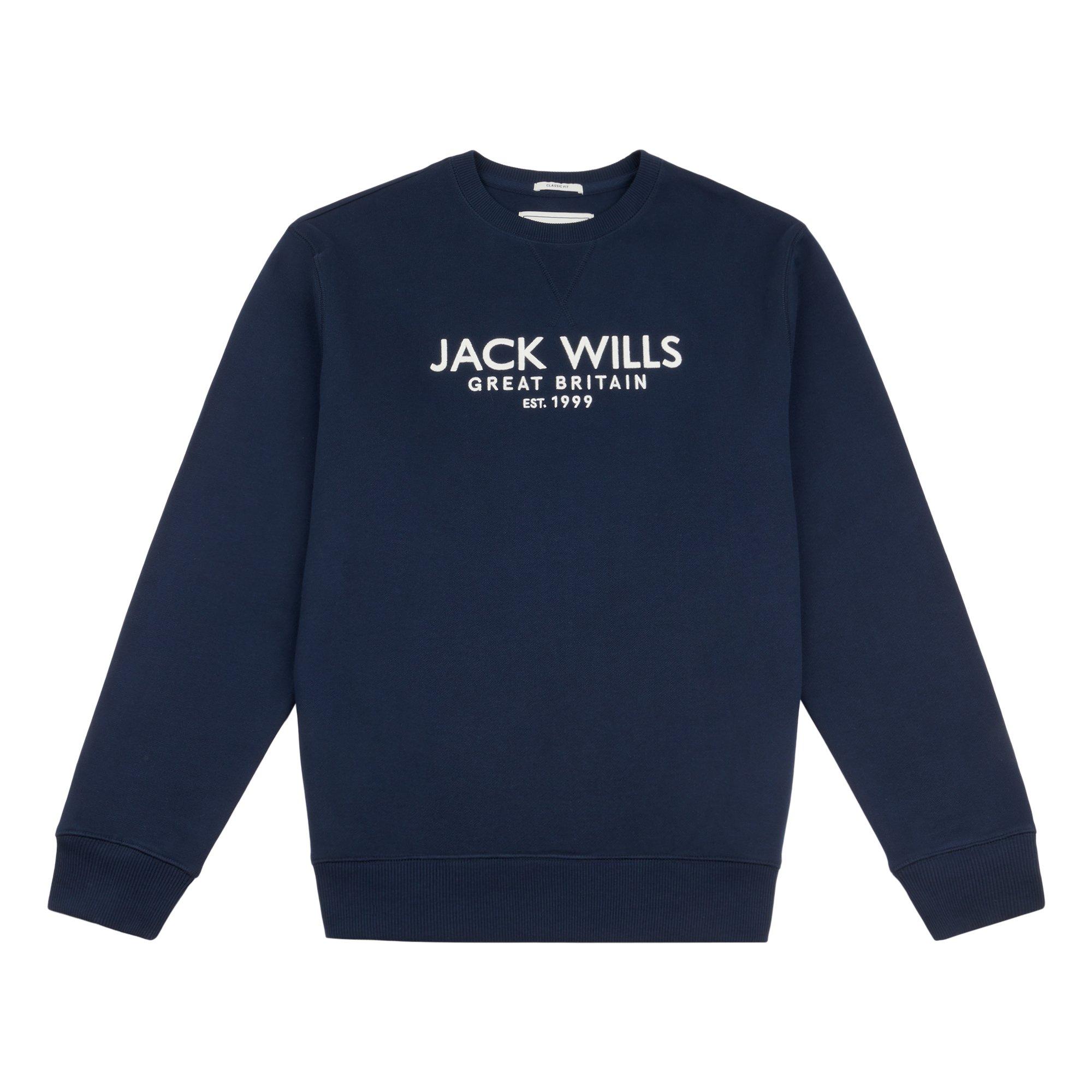 Jack Wills Belvue Logo Sweatshirt Mens