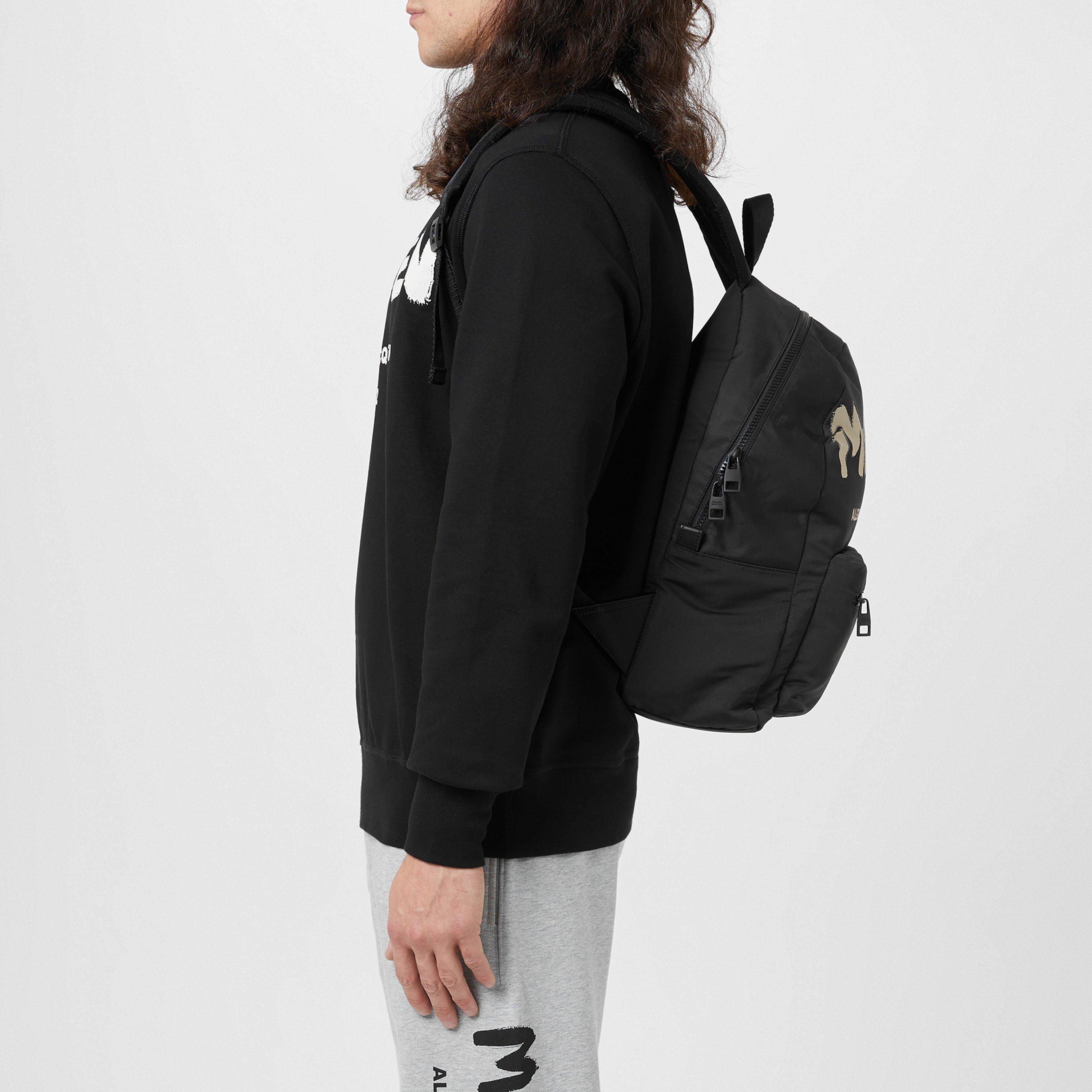 Black/Wht 0901 - Alexander McQueen - Graffiti Sweatshirt - 2