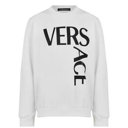 Versace Split Logo Crew Sweatshirt