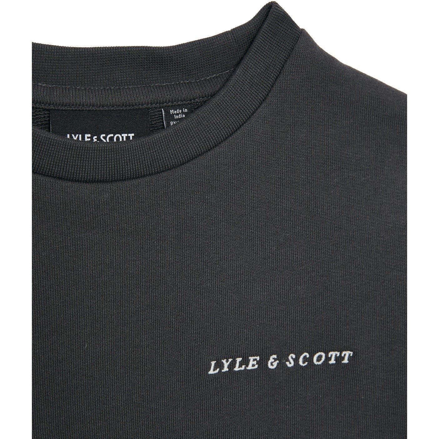 W635 Grigio Arma da Fuoco - Lyle and Scott - Kids' Script Logo Sweatshirt - 2