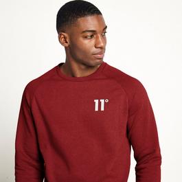 11 Degrees 11D Core Sweatshirt Pomegranate