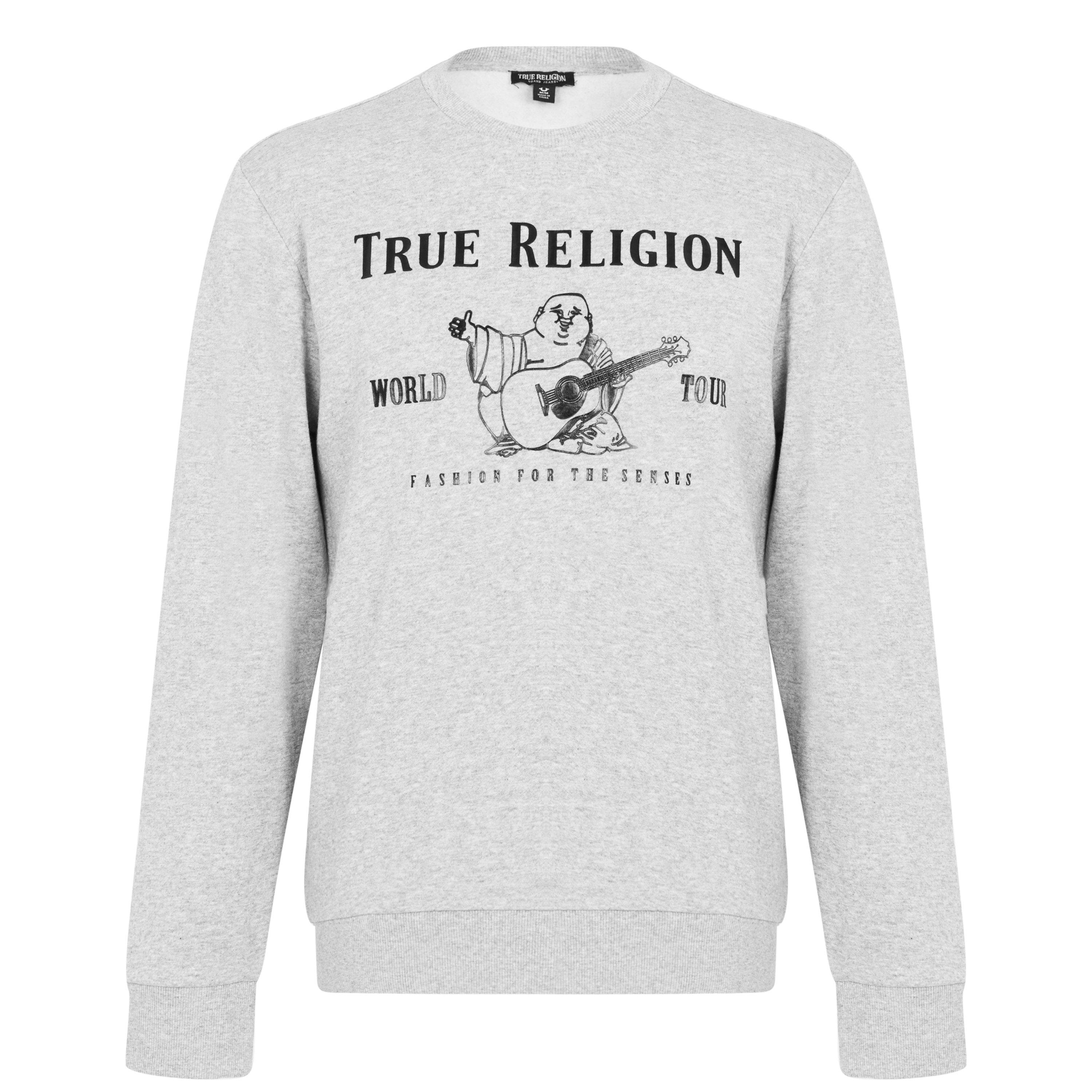 Men's Buddha World Tour Crew-Neck Sweatshirt