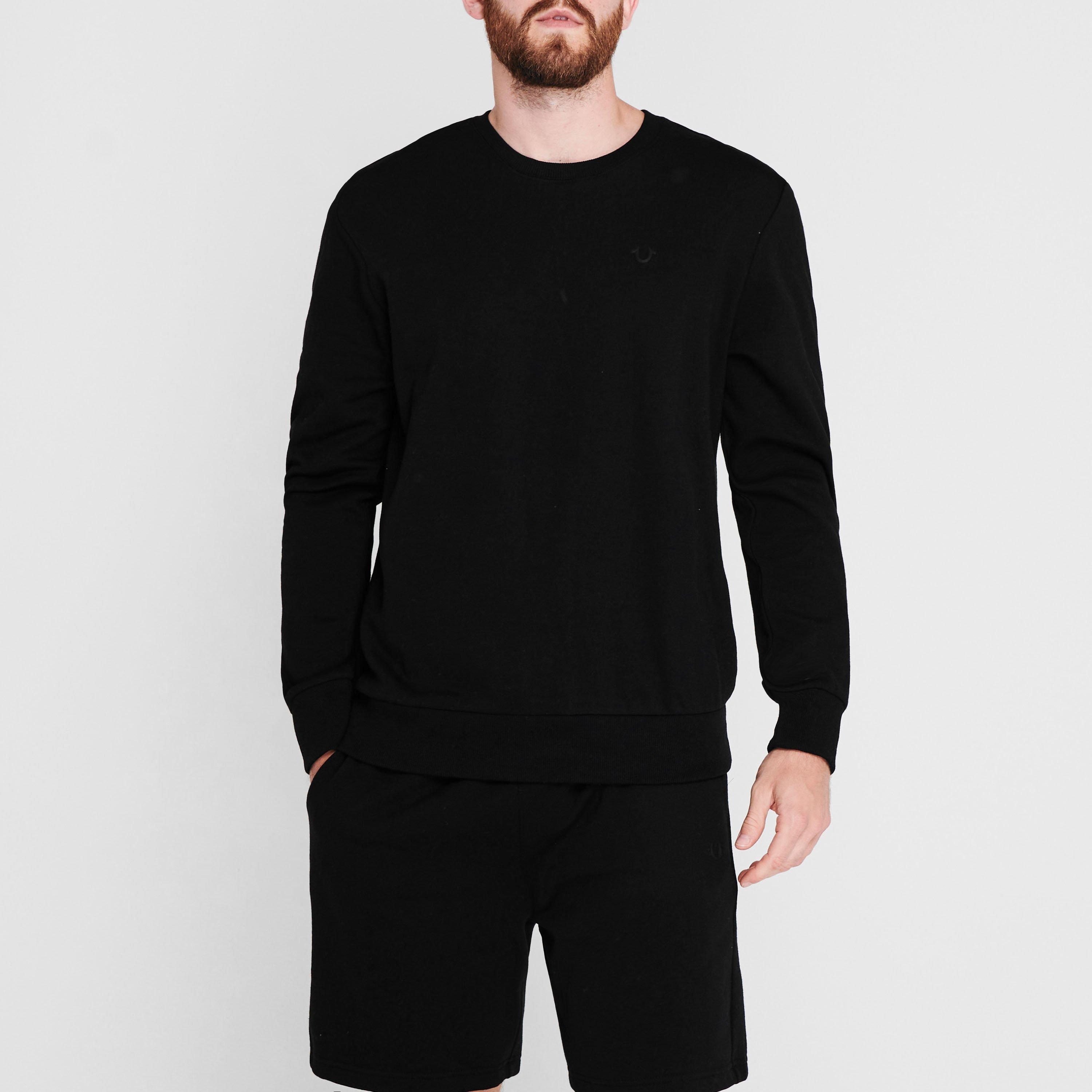 Black - True Religion - Horseshoe Sweatshirt - 3