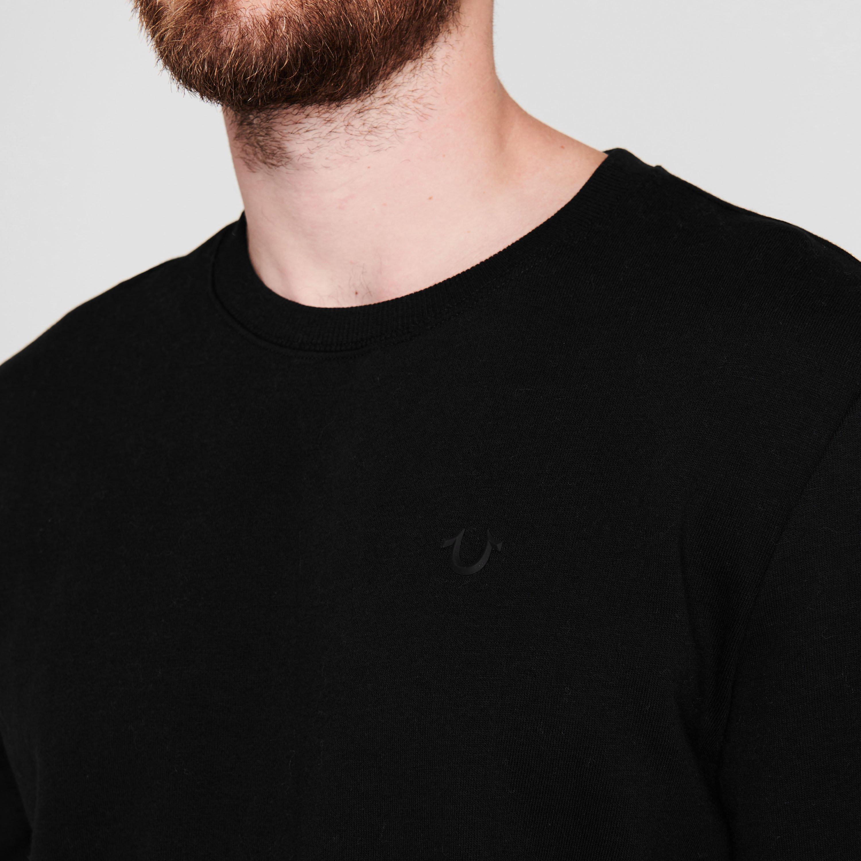 Black - True Religion - Horseshoe Sweatshirt - 5