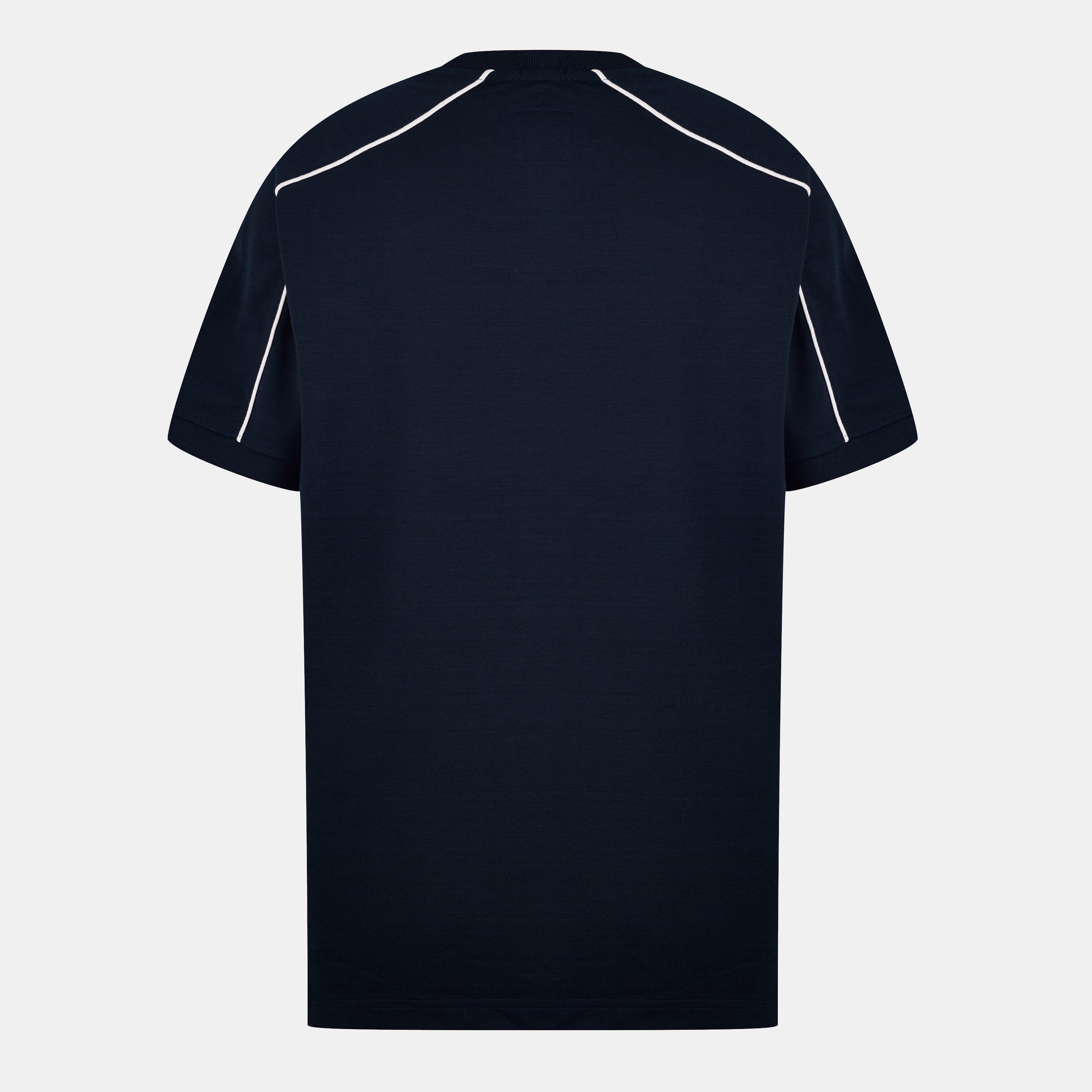 Marineblå - Jack Wills - JW Pipe Regular Fit T-Shirt - 2