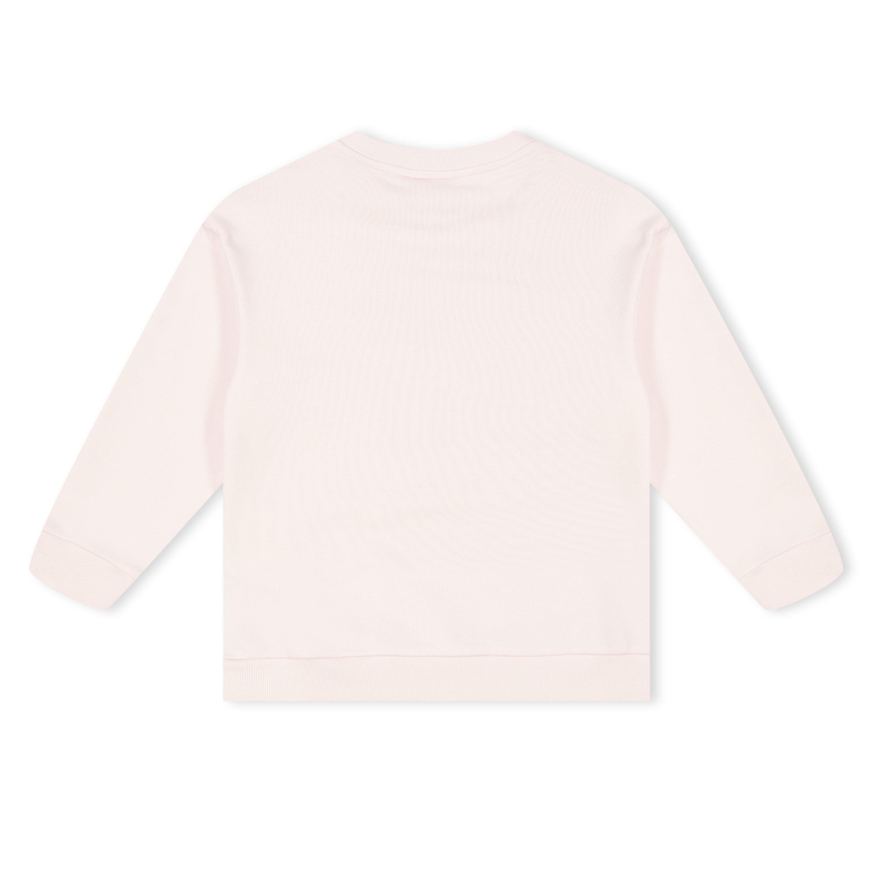 Rose Wtr F1QYC - Fendi - Flower Logo Crew Neck Juniors - 2
