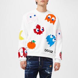 DSquared2 Pac Man Crew Neck Sweatshirt