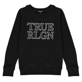 True Religion Chest Logo Sweater Boys