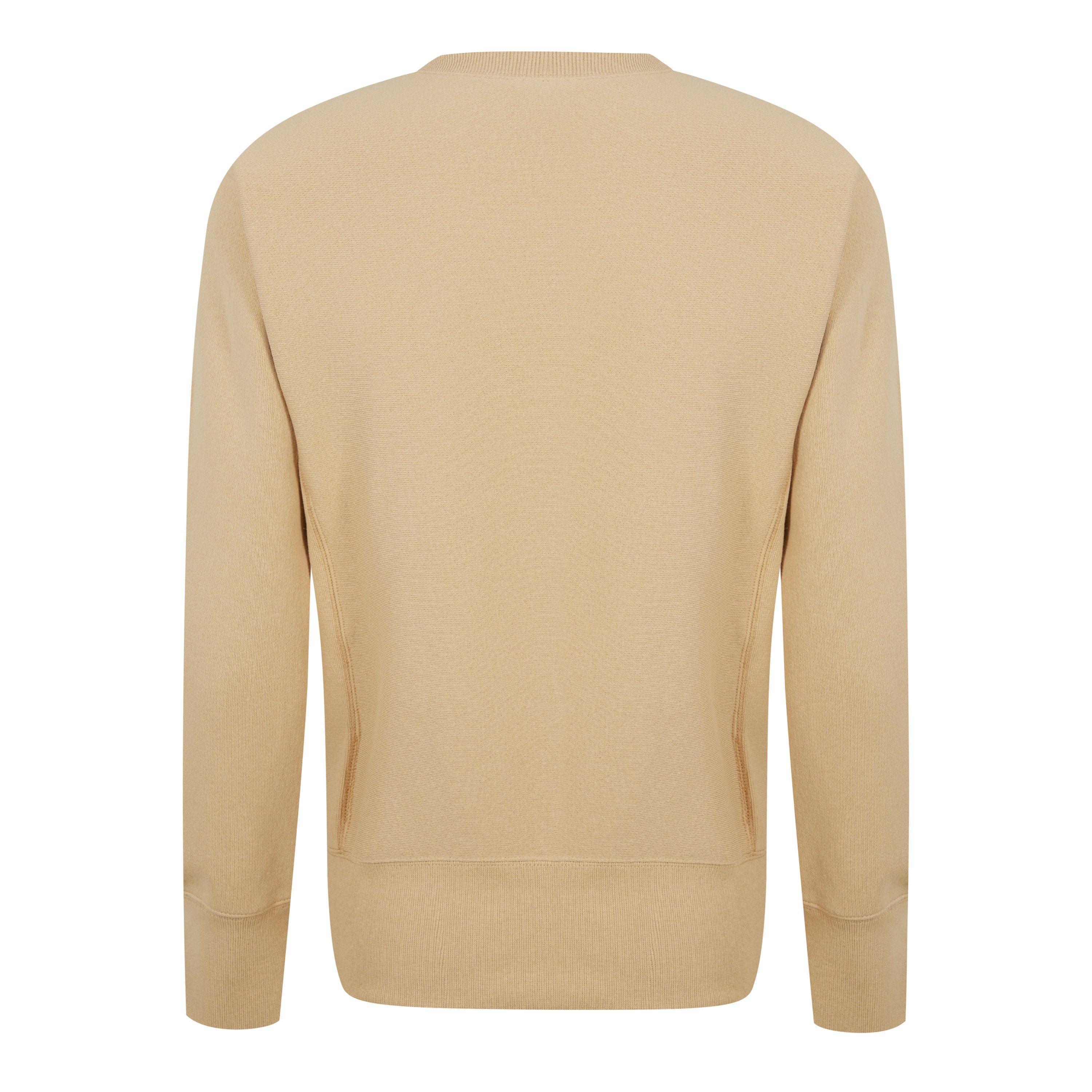 Taupe MS057 - Champion - Reverse Weave Logo Sweatshirt - 2