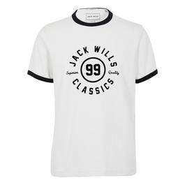 Jack Wills Ringer Graphic T-Shirt