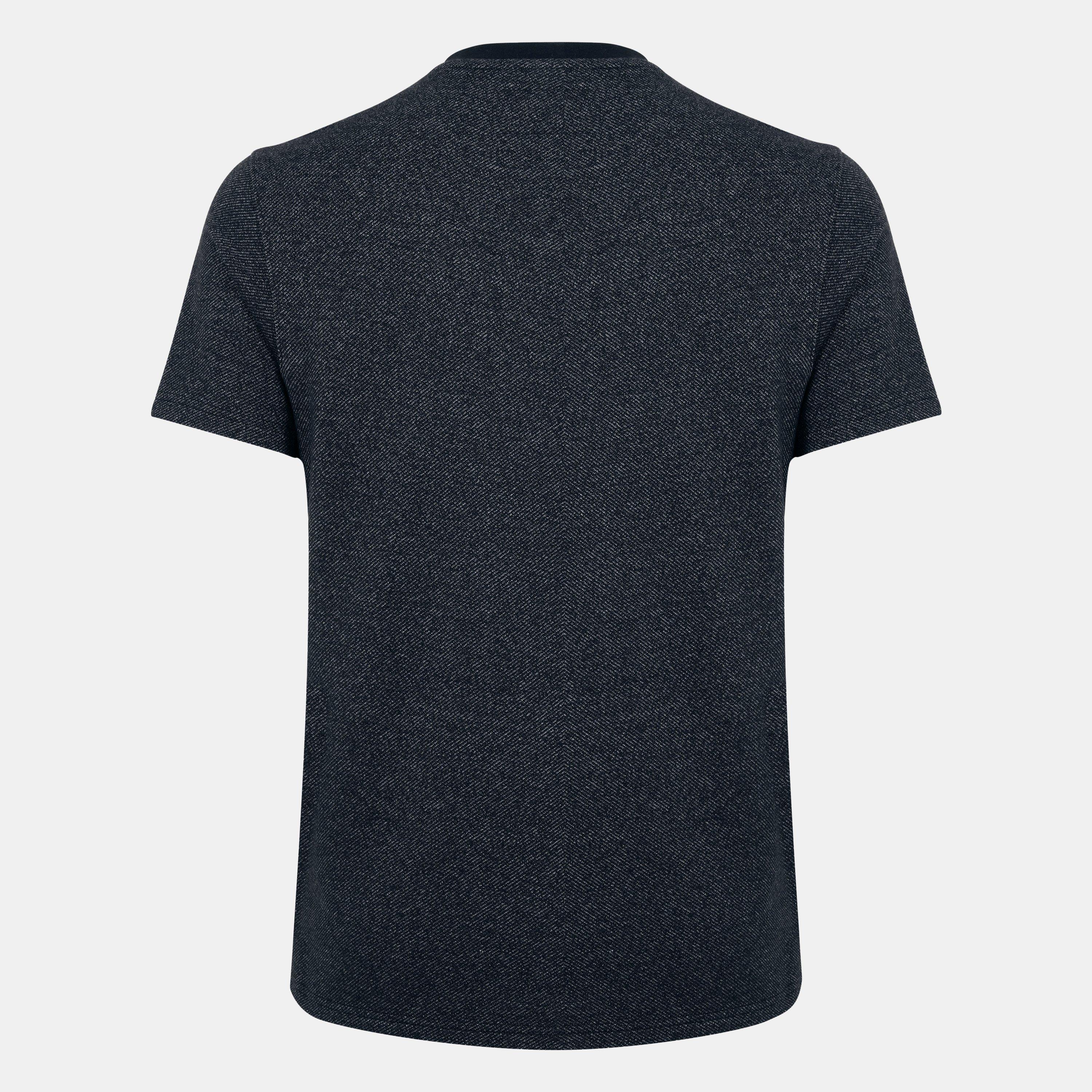 Black/White - Jack Wills - JW Siro Ribbed Regular Fit T-Shirt - 2