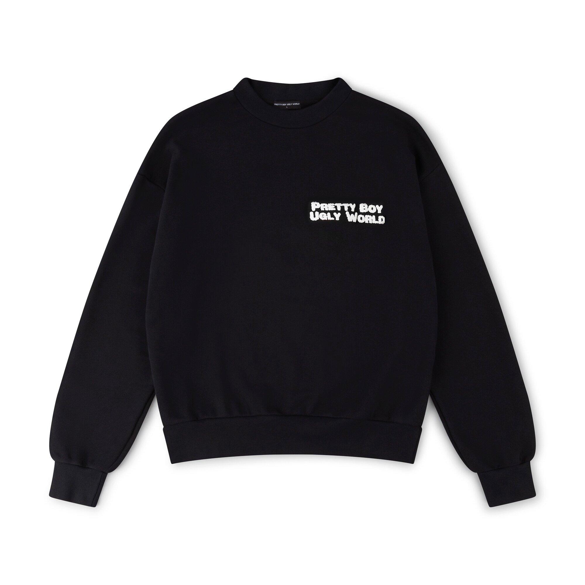 Black - Pretty Boy Ugly World - Sweater Mens - 7