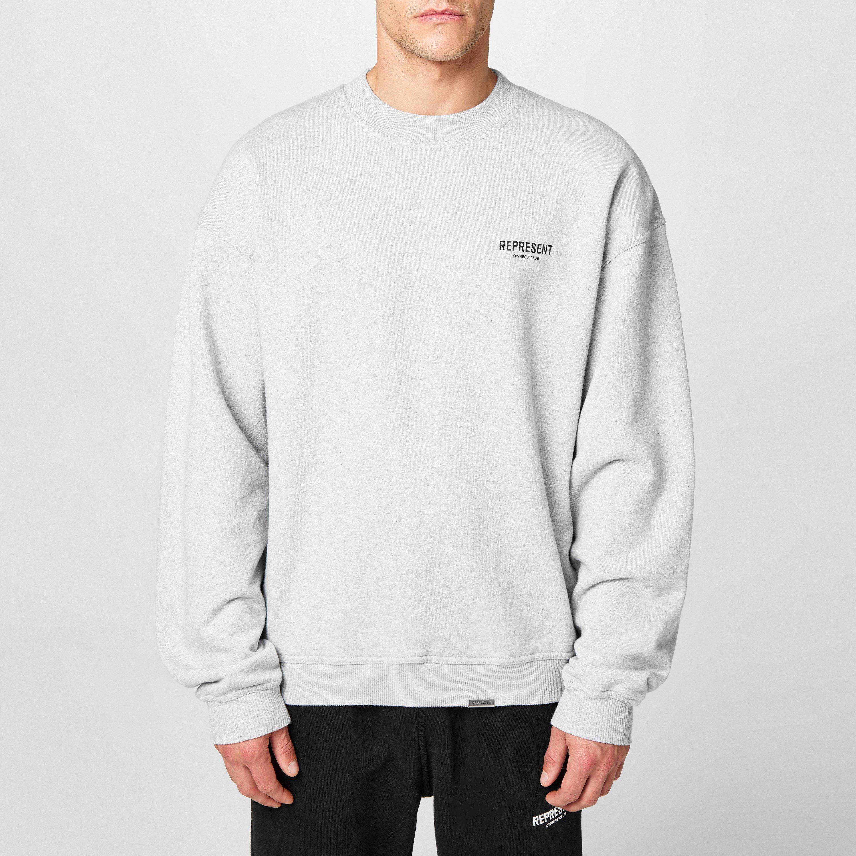 Ash Grey 302 - Represent - Men's Rep Owners Club Vintage-inspired Sweatshirt - 3