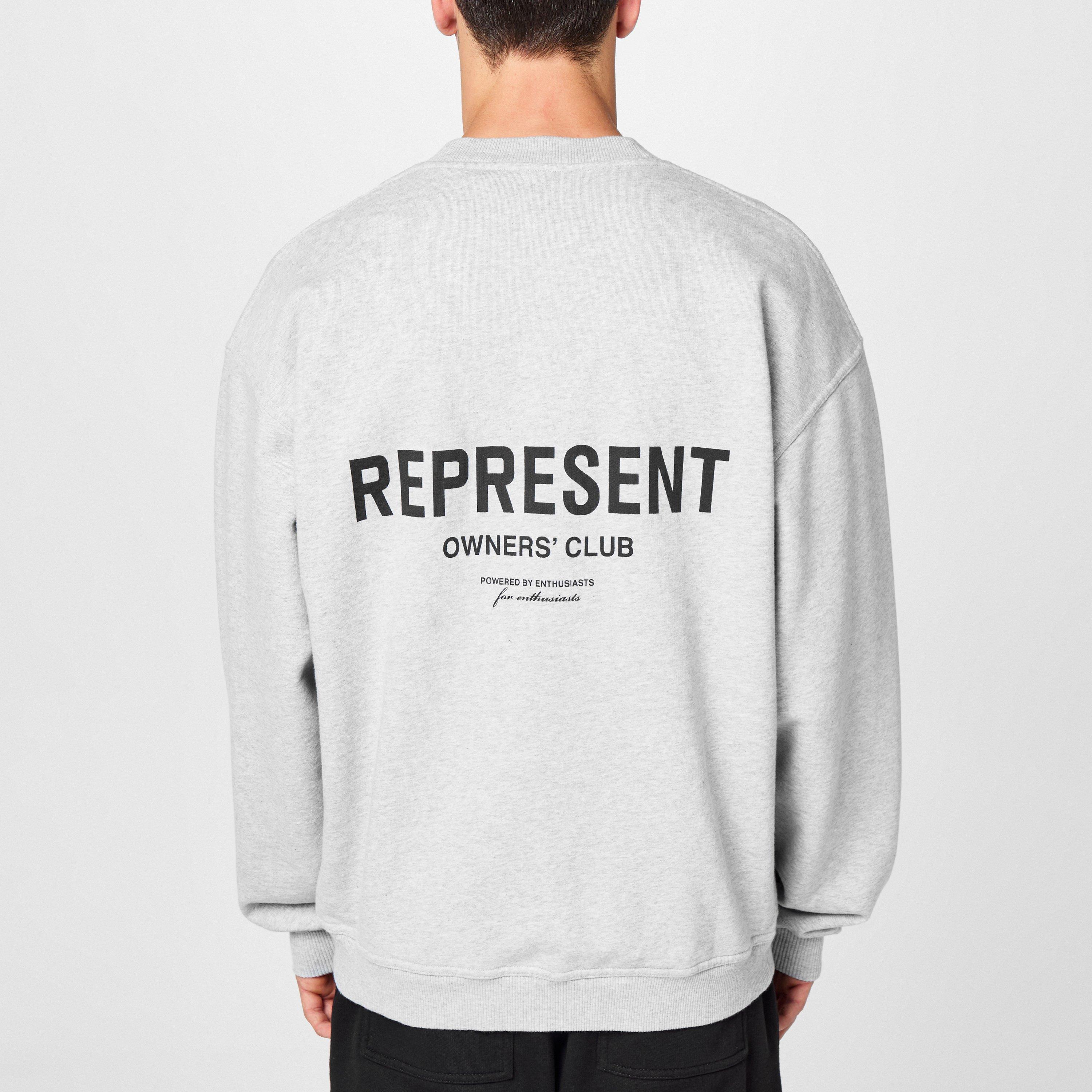 Ash Grey 302 - Represent - Men's Rep Owners Club Vintage-inspired Sweatshirt - 4