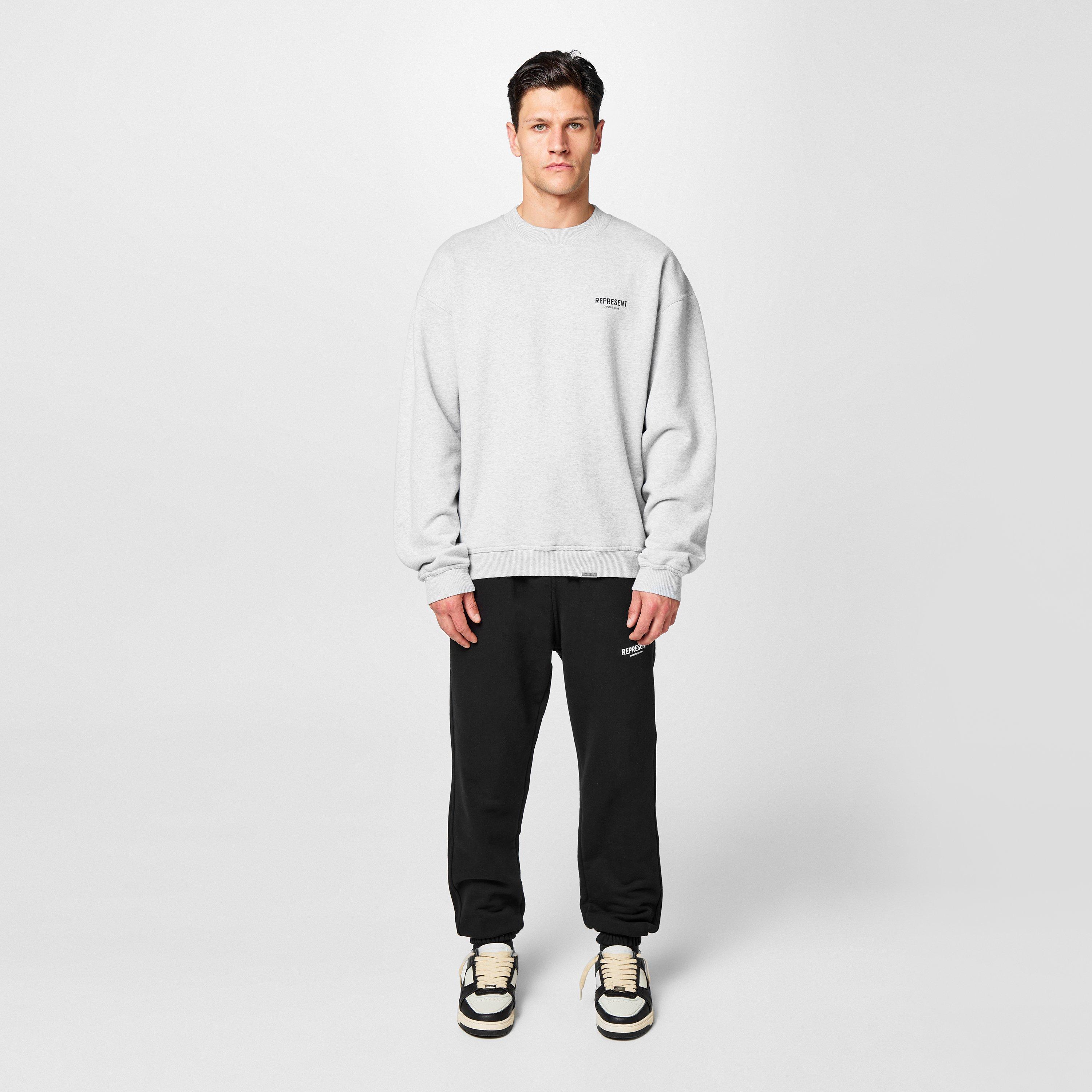 Ash Grey 302 - Represent - Men's Rep Owners Club Vintage-inspired Sweatshirt - 6