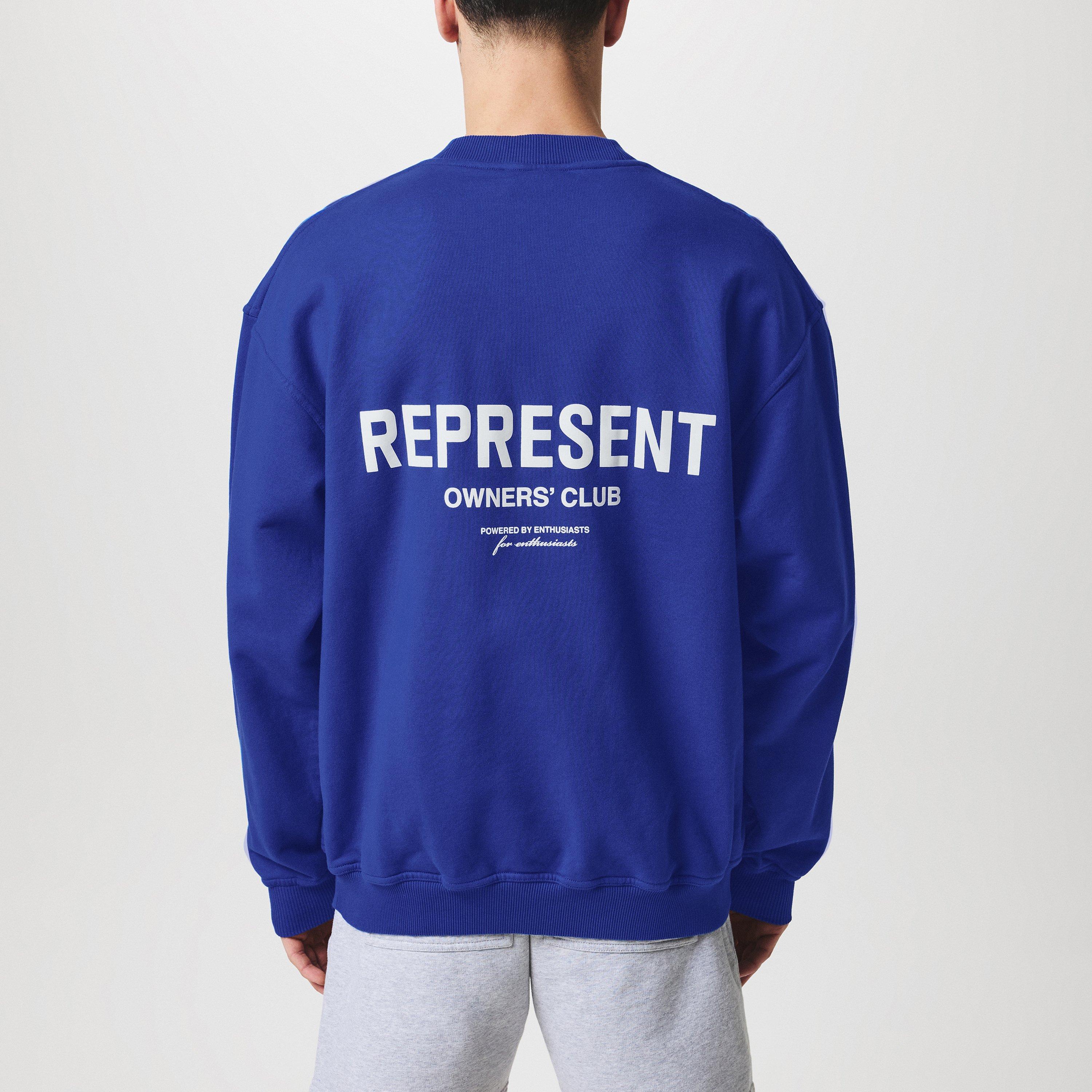 Cobalt - Represent - Men's Rep Owners Club Vintage-inspired Sweatshirt - 3
