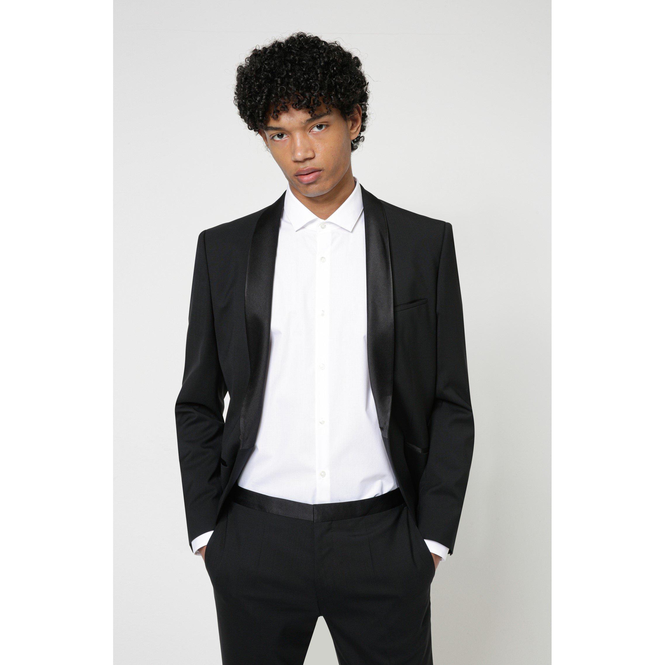 Black 001 - Hugo - Men's Alstons Suit Jacket - 1