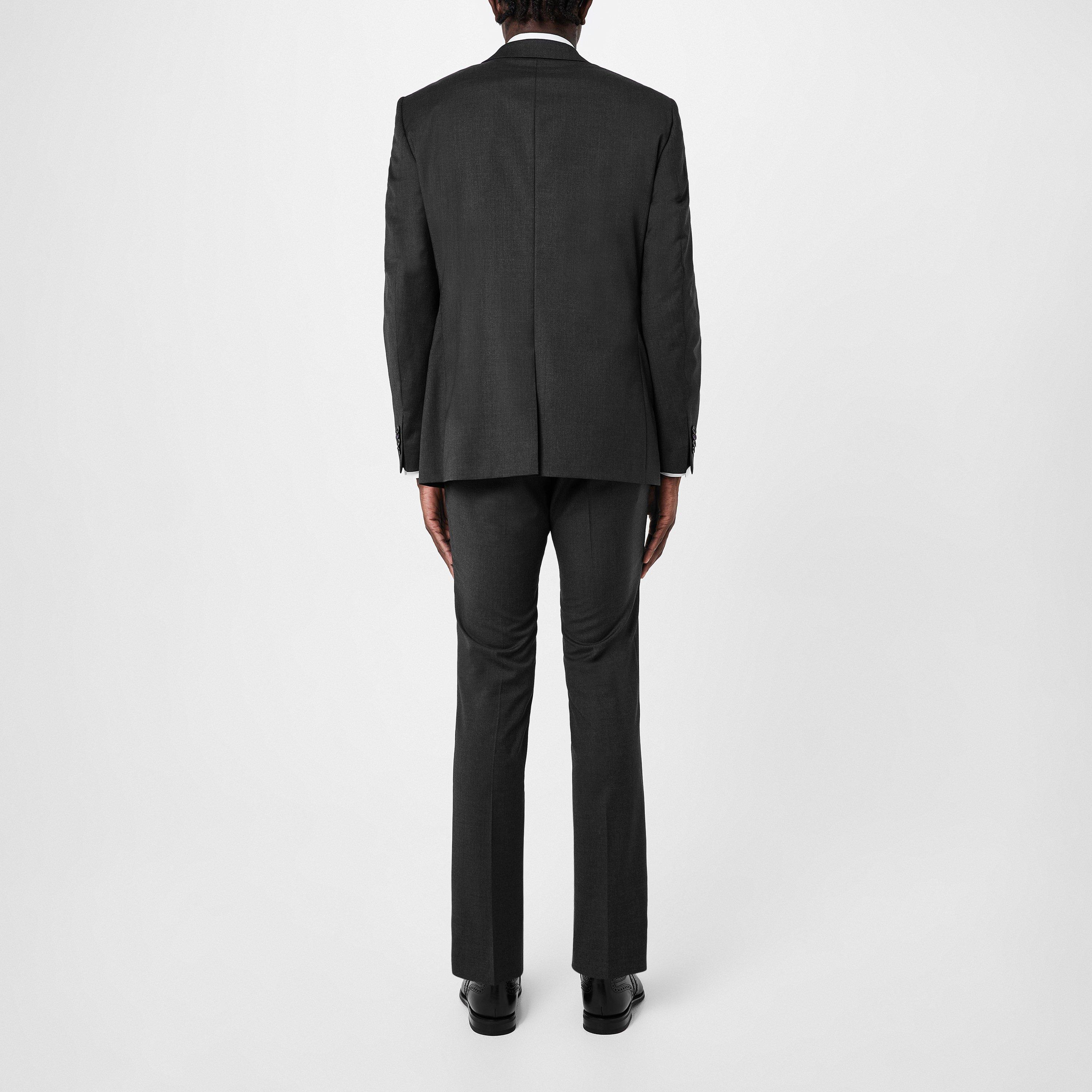 Charcoal - Without Prejudice - Kilburn Charcoal Slim Fit Suit Jacket - Italian Fabric - 4