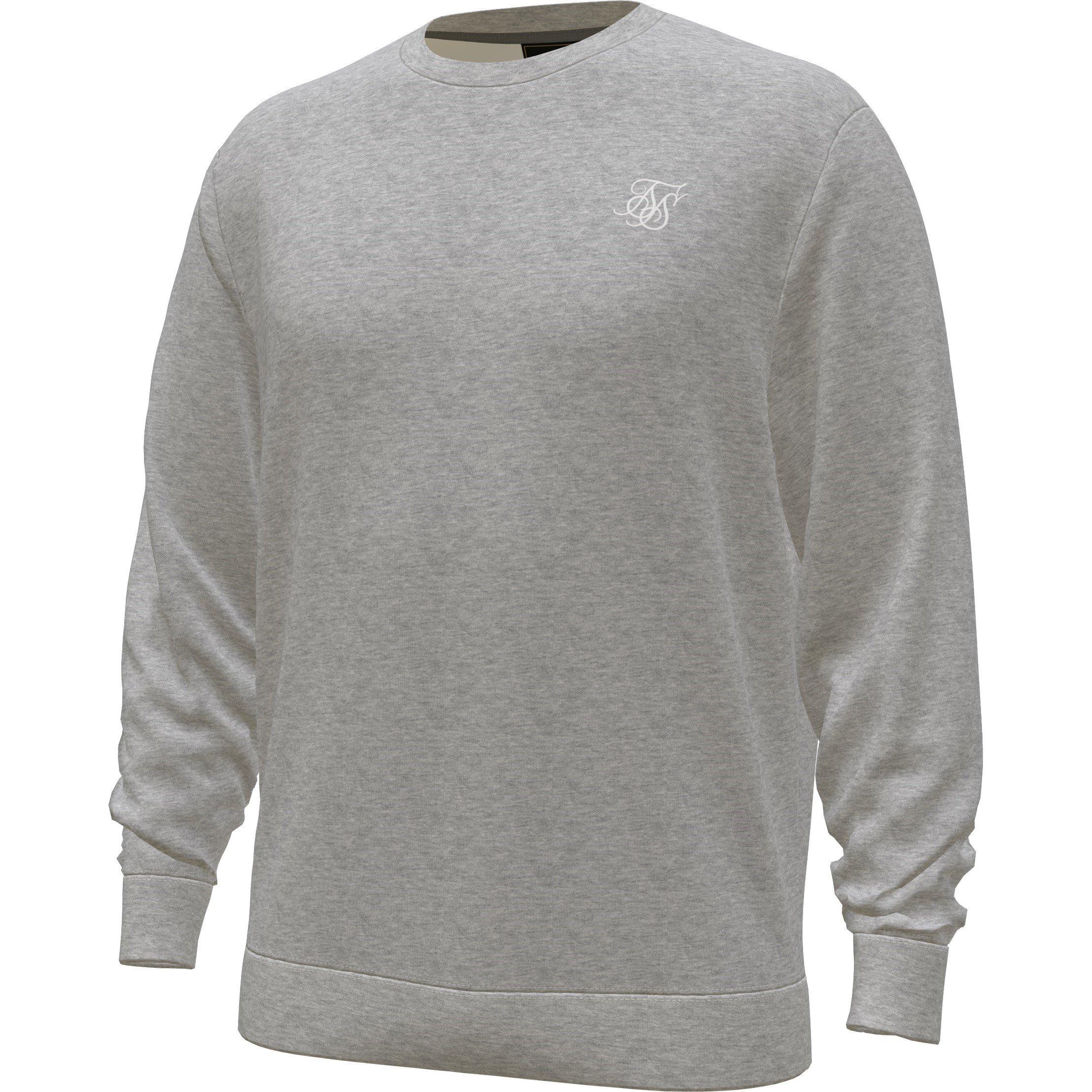 Grigio Marl - SikSilk - Crew Sweatshirt - 4