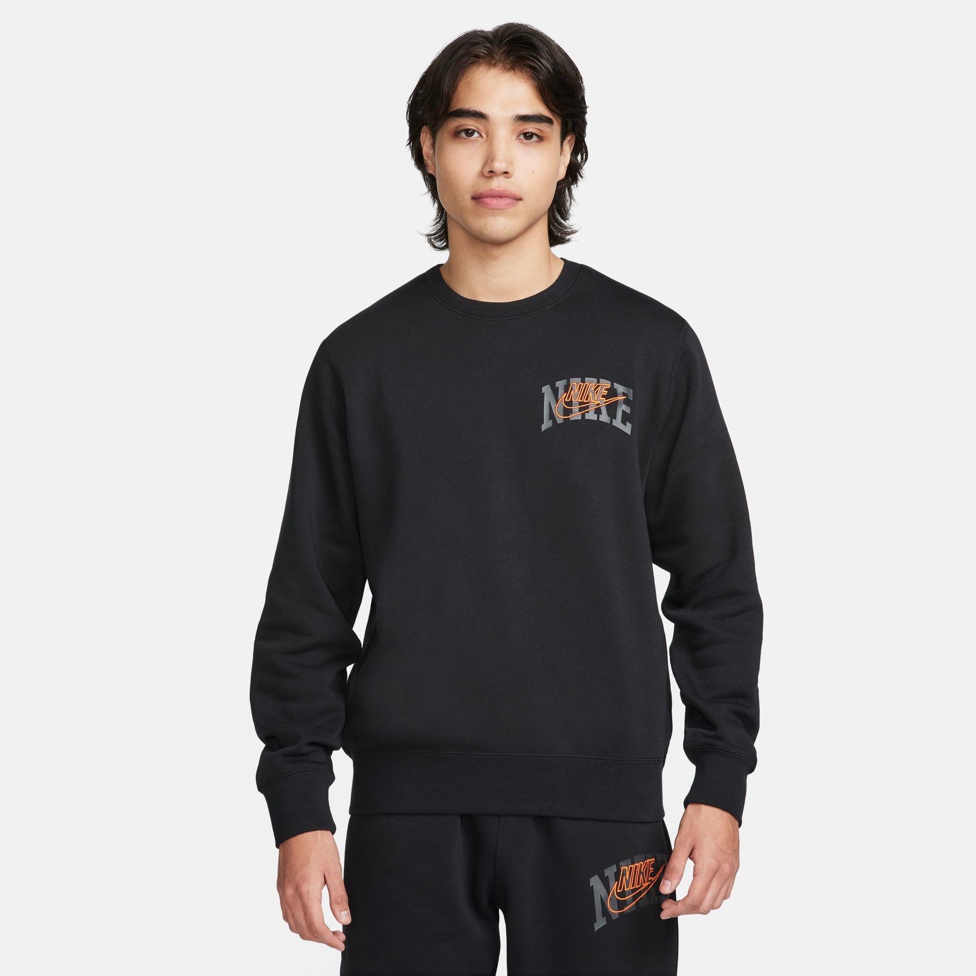 Club Fleece Mens Long Sleeve Crew