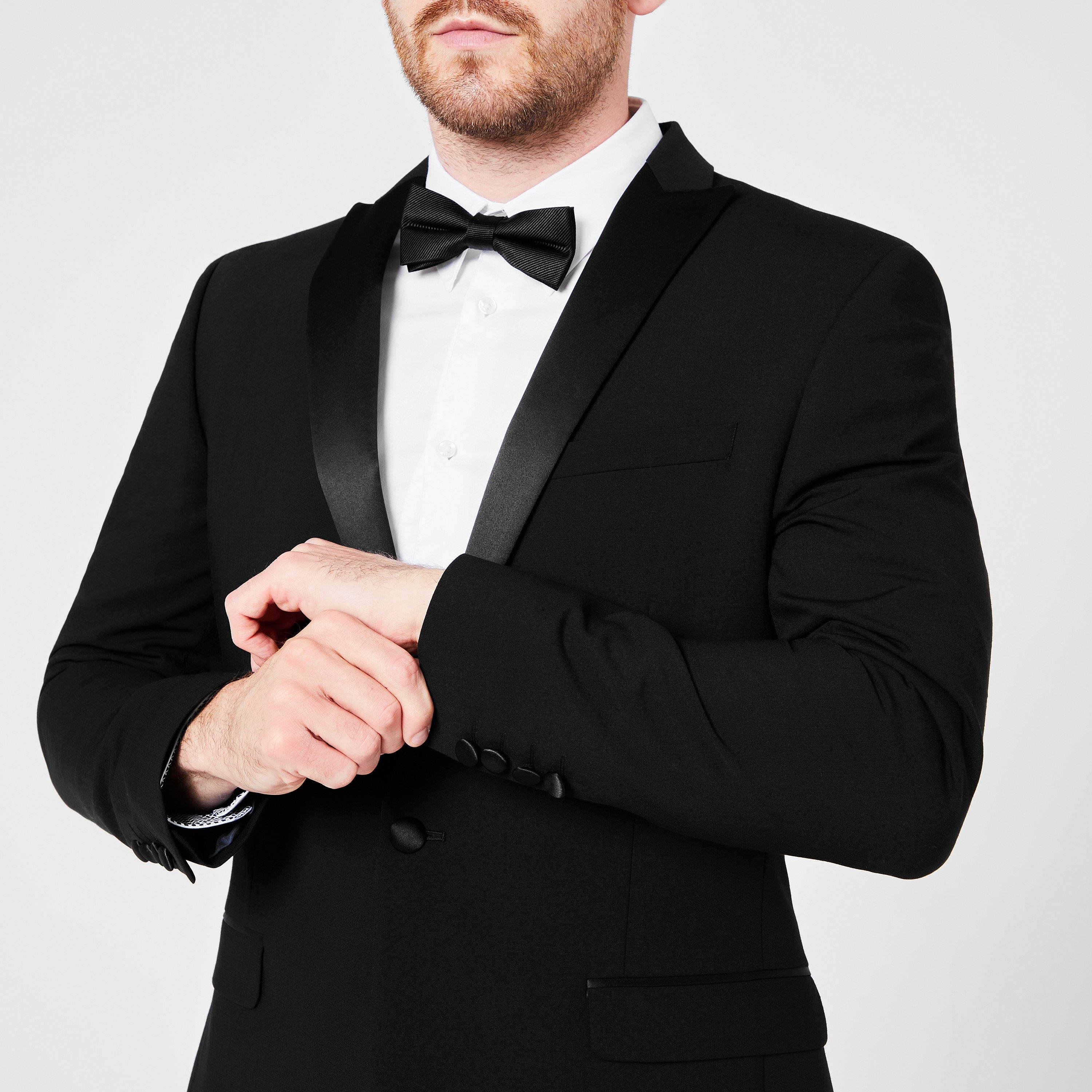 Schwarz - Ted Baker - Pine Slim Fit Tuxedo Jacket - 4