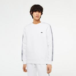 Lacoste Logo Stripe Sweatshirt