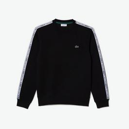 Lacoste Logo Stripe Sweatshirt