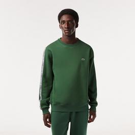 Lacoste Logo Stripe Sweatshirt