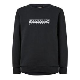 Napapijri Boys Box Fleece Crew Neck Sweatshirt