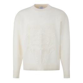 Off White Knit Crewneck Jumper