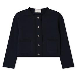 Moncler Girl'S Embroidered Cardigan