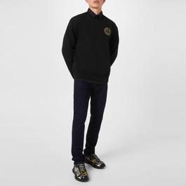 Versace Jeans Couture Embroidered Logo Sweater