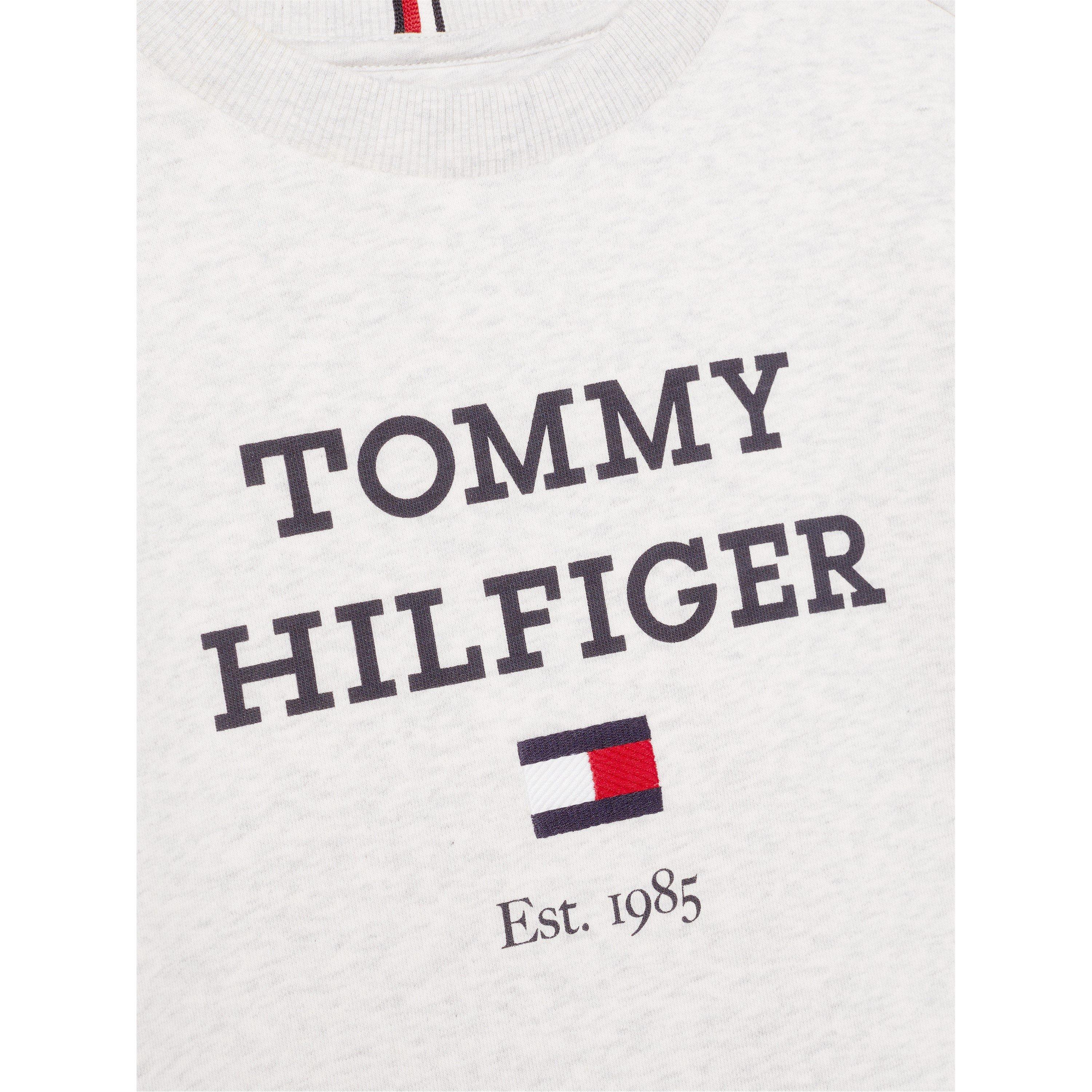 Lilla Heather - Tommy Hilfiger - Unisex Kids' Logo Crew Sweatshirt - 2