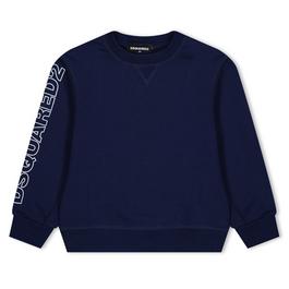 DSquared2 Logo Outline Crew Sweater Juniors