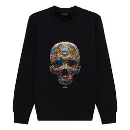 PS Paul Smith Skull Stkr Crew Sn41