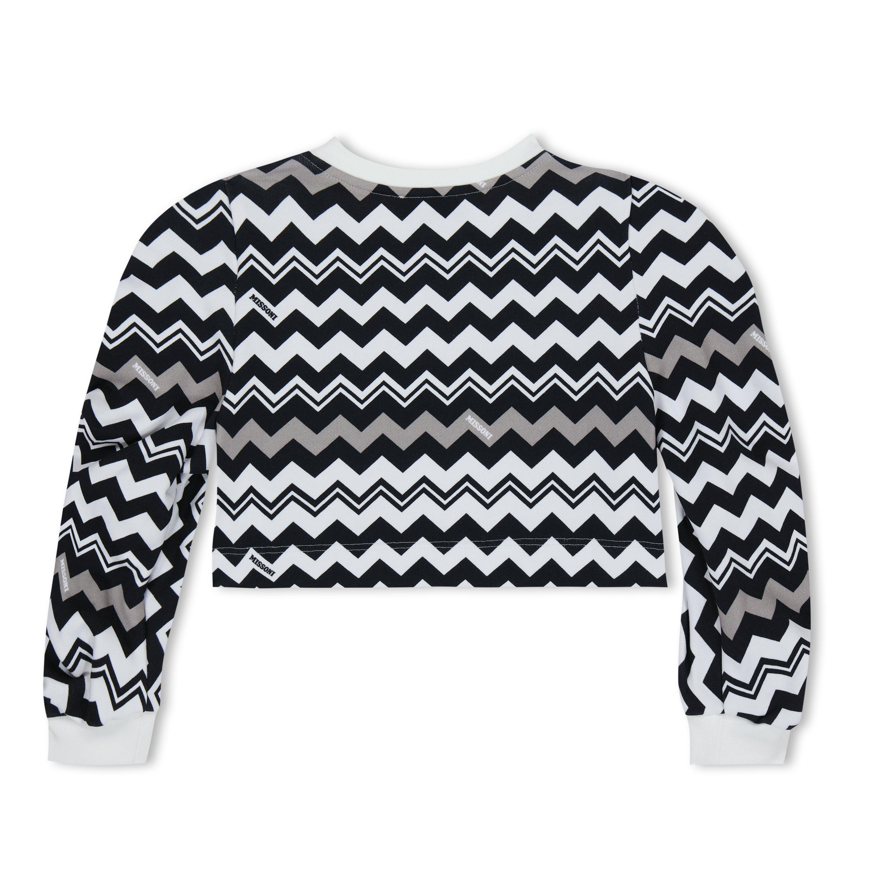 Blk/Wht 930BC - Missoni - Ruffled Sweatshirt - 2