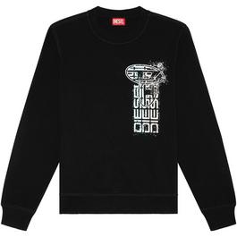 Diesel Printed Crew Sweater